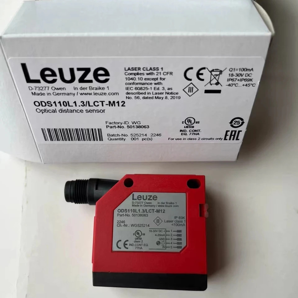 LEUZE 거리 센서 ODS110L1.3LCT-M12 ODS110L1.3 LCT-M12 50138063 신