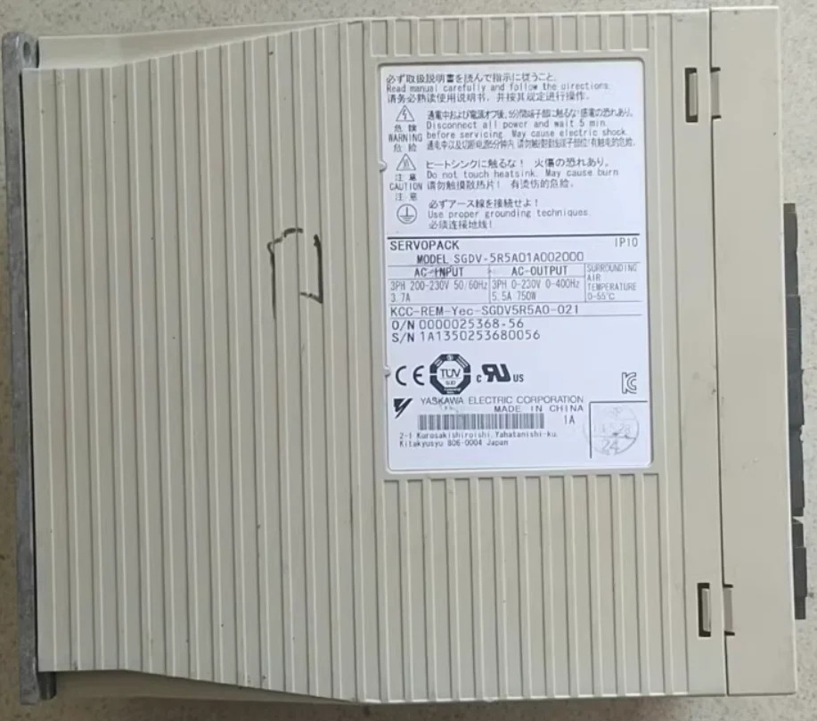 SGDV-5R5A01A002000 리퍼 서보 드라이브 SGDV 5R5A01A002000