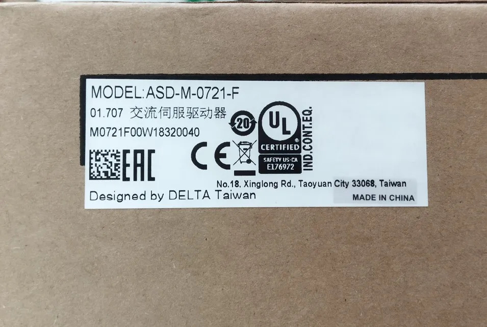ASD-M-0721-F 델타 M 시리즈 서보 포장 신