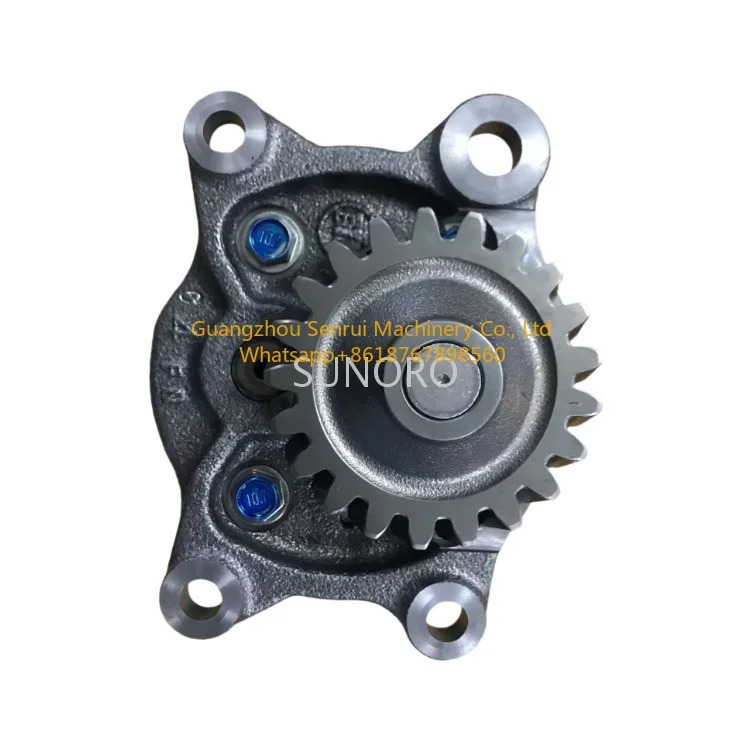 Komatsu PC1250-7 WA600-6 D375A-6 디젤 엔진오일 펌프 SAA6D170E-3 엔진 예비 부품 6240-51-1100
