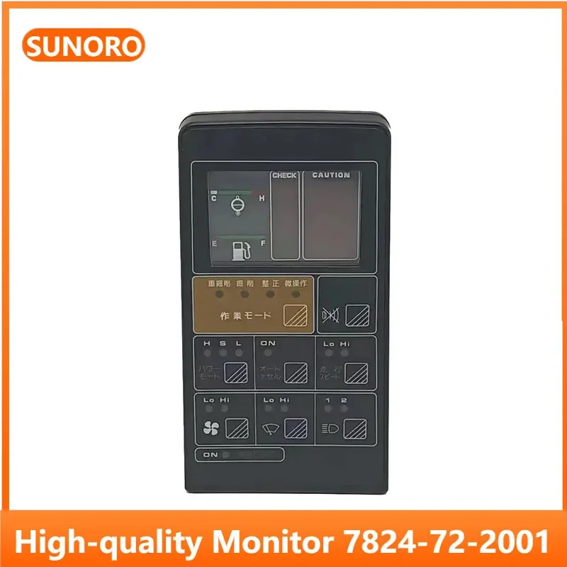 굴삭기 LCD 모니터 디스플레이 패널 Komatsu 차량 PC200-5 PC300-5 PC400-5 적합 7824-72-2001 7824-72-3100 7824-72-6100