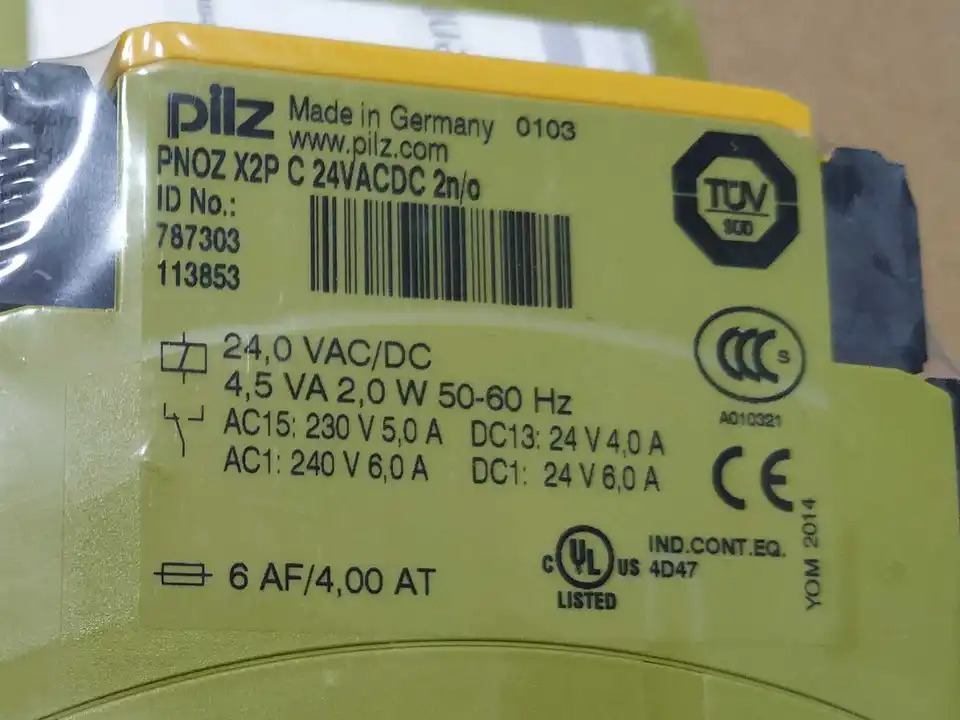 PNOZ PILZ 안전 릴레이 일련 777303/787303 신