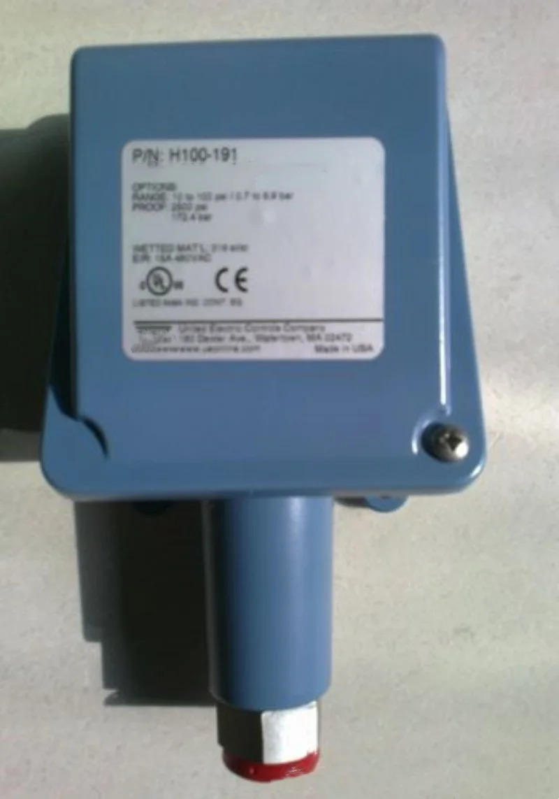 새 원본 H100-190 H100-191 H100-192 H100-193 H100-194 압력 스위치