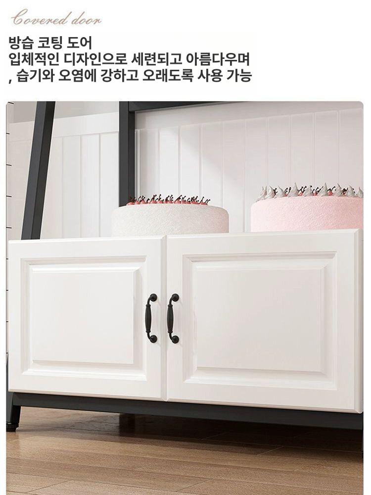 베이커리 진열대 선반 음식 쇼케이스 뷔페 트레이 디저트 카페 과일 진열장 - 상세 이미지 4