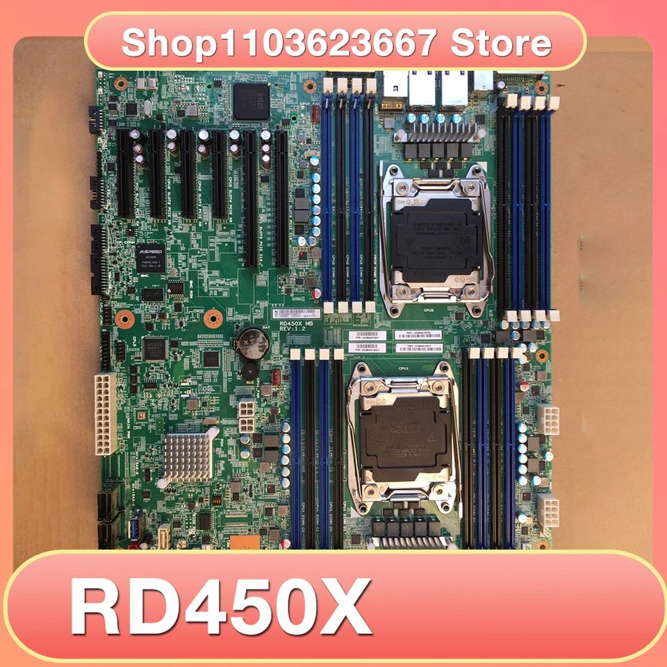Thinkserver 듀얼 서버 마더보드 4 세대 X99 6PCI-E RD450X 지원
