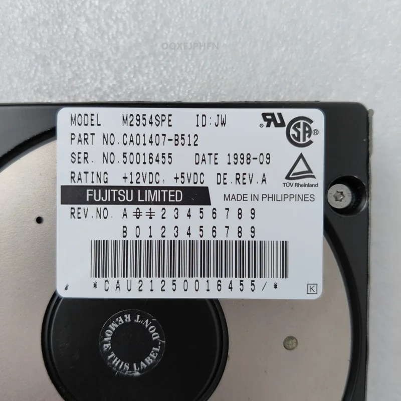FUJITSU거오리지널 HDD M2954SPE 내장 하드 SCSI 4.1GB 3.5 인치 50 핀