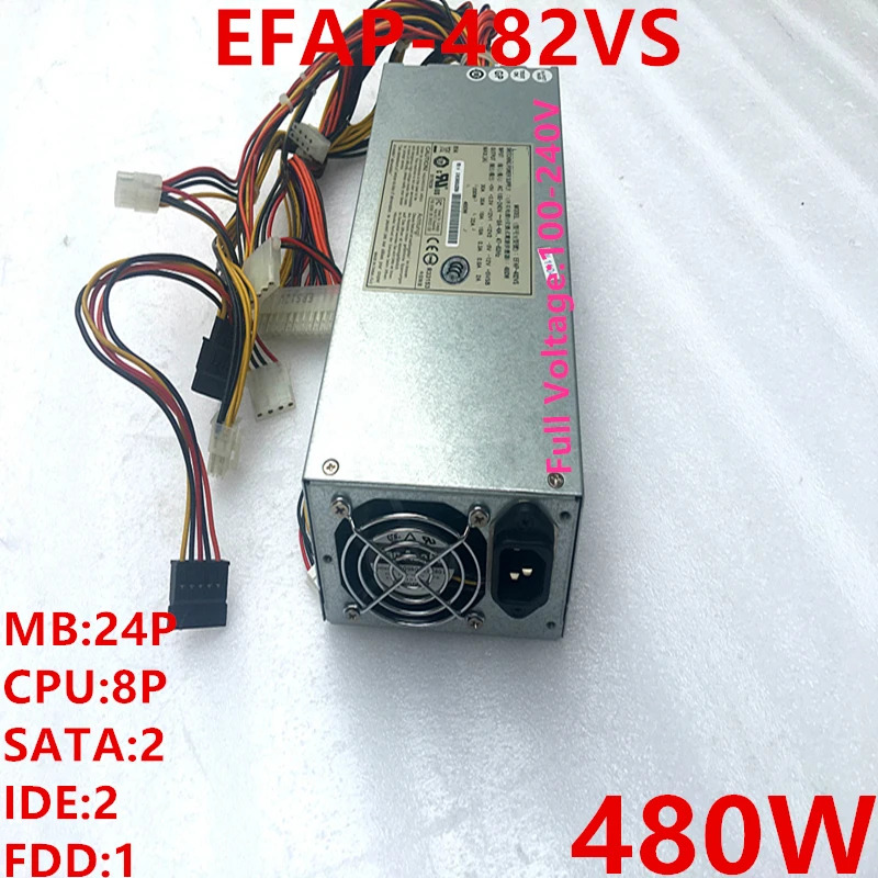 에타시스오리지널 PSU 파워 리더 PR2102NS 2U 480W 전원공급장치 EFAP-482VS 신