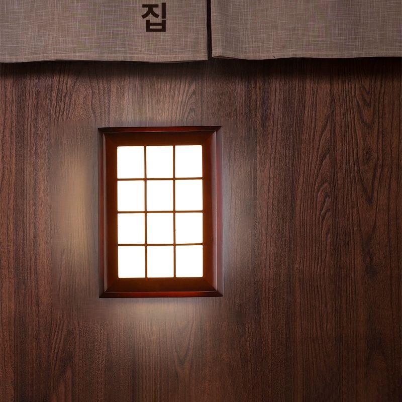 한옥 벽등 복고풍 침실 거실 조명 인테리어 스테이 한식 전통 전등 동양 일식 감성 - 상세 이미지 3