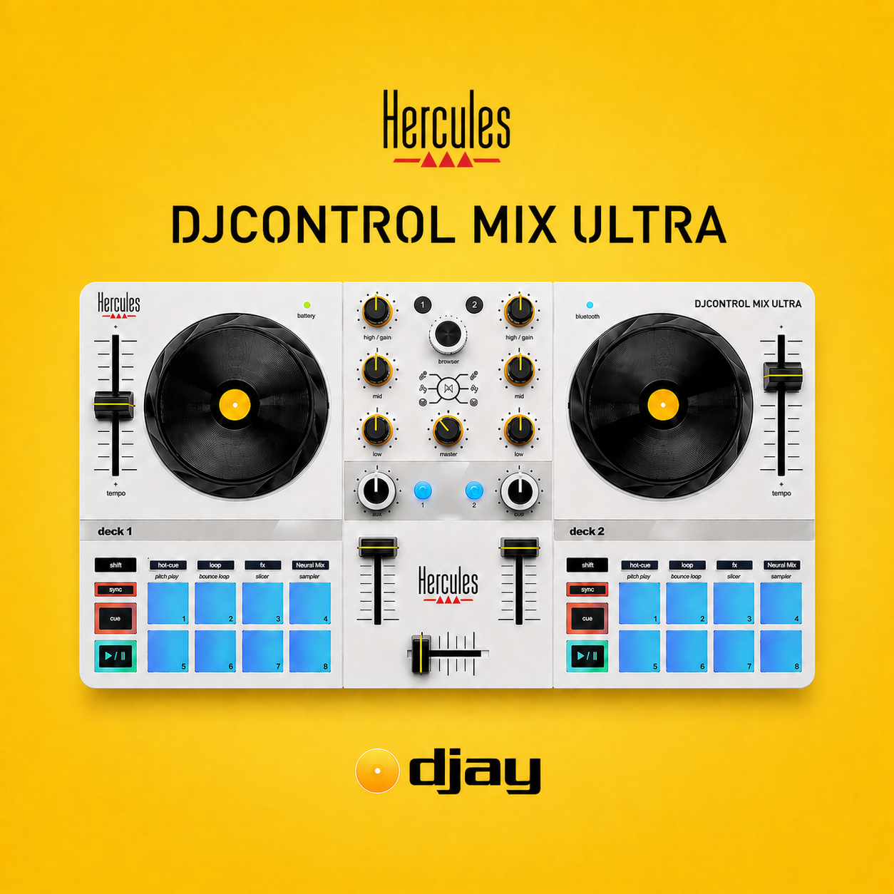 허큘레스 MIX ULTRA DJ컨트롤러 디제잉장비 DJ기계 디제이 DJAY 지원 - 상품 이미지