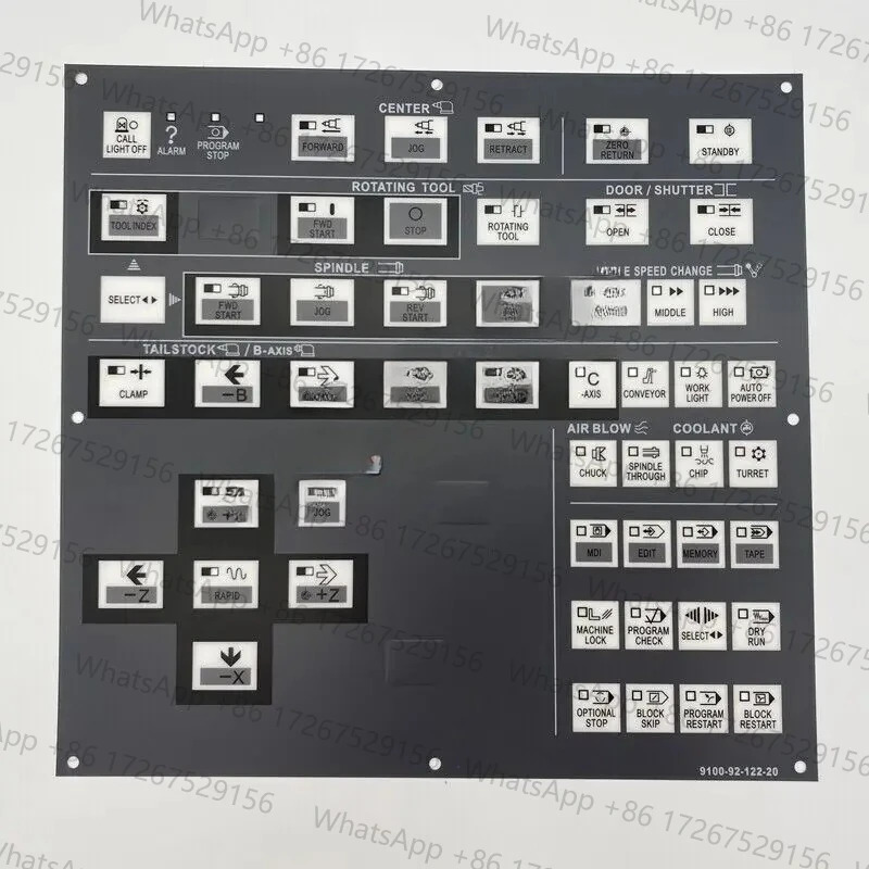 TS15 TF25 CS25 HT25G HT40G히타치 세이키 CNC 키패드 멤브레2개 세트