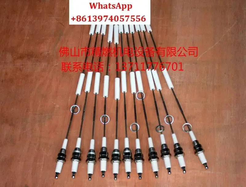 세라믹 점화 막대 버너 M14 x 1.25 M18 1.5 전극 화염 감지 바늘
