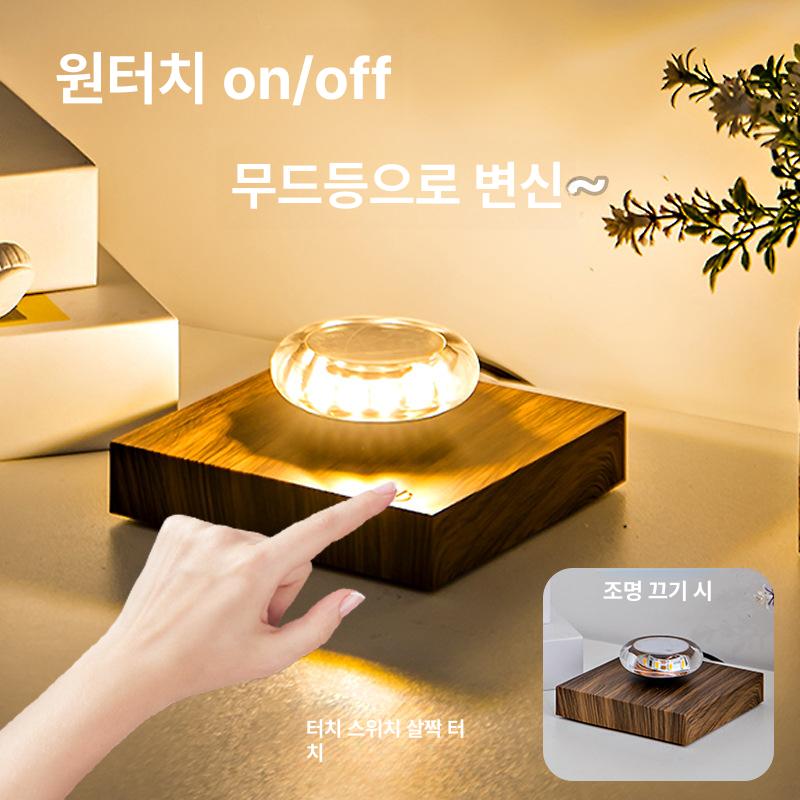 피규어 회전판 디스플레이 쇼케이스 촬영 원형 전시함 받침대 투명 조명 아크릴 - 상세 이미지 3