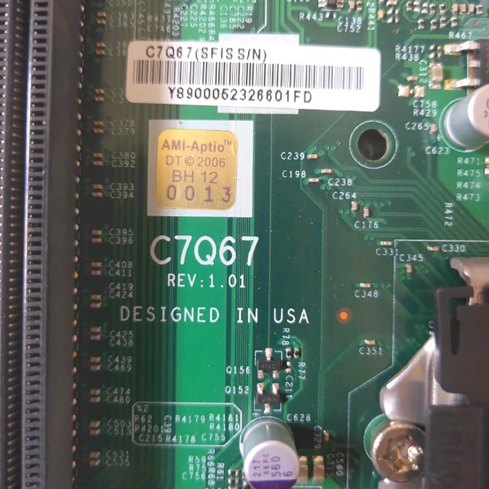 Supermicro C7Q67 서버 마더보드 대 코어 i3 i5 i7 시리즈 LGA1155 DDR3 PCI-E 2.0용