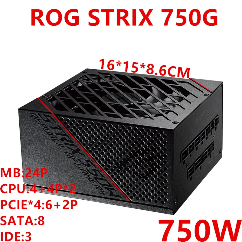 ASUS호환 80plus 골드 750W 650W 550W 전원공급장치 ROG STRIX 750G 650G 550G 새 원본 PSU