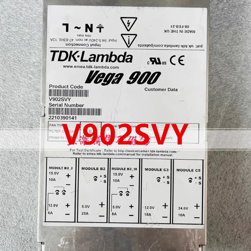 리퍼 전원공급장치 TDK-LAMBDA VEGA 900 900W V902SVY