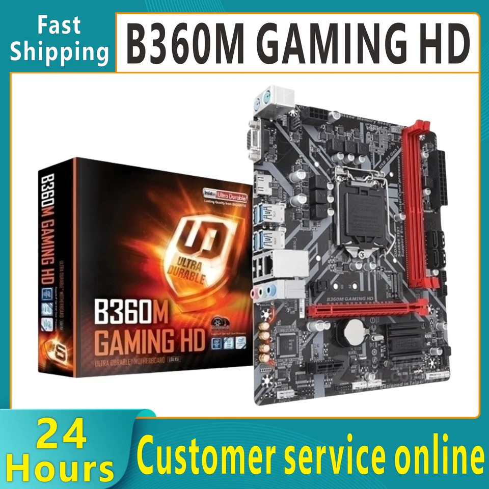 오리지널 B360M GNG HD LGA1151 DDR4 HDMI 와이파이 M.2 m 마더보드 신