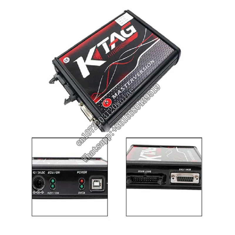 무제2.80 EU 레드 KTAG V7.020 4 LED 2.25 SW 온라KESS V5.017 K-TAG 7.020 마스터 5.017 OBD2 튜닝 ECU 프로그래머