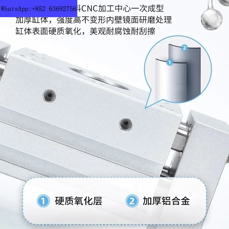 평행 실린더 HFT10 16 20 25/32-20 30 40 60 80/100-S