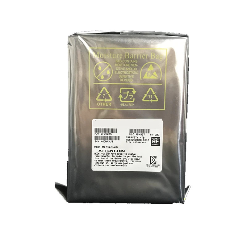 Hgst 엔터프라이즈 내부 HDD오리지널 HDD HUS726040ALE610 4TB 3.5 인치 7K6 SATA 6 Gb/s 128MB 7.2K 신