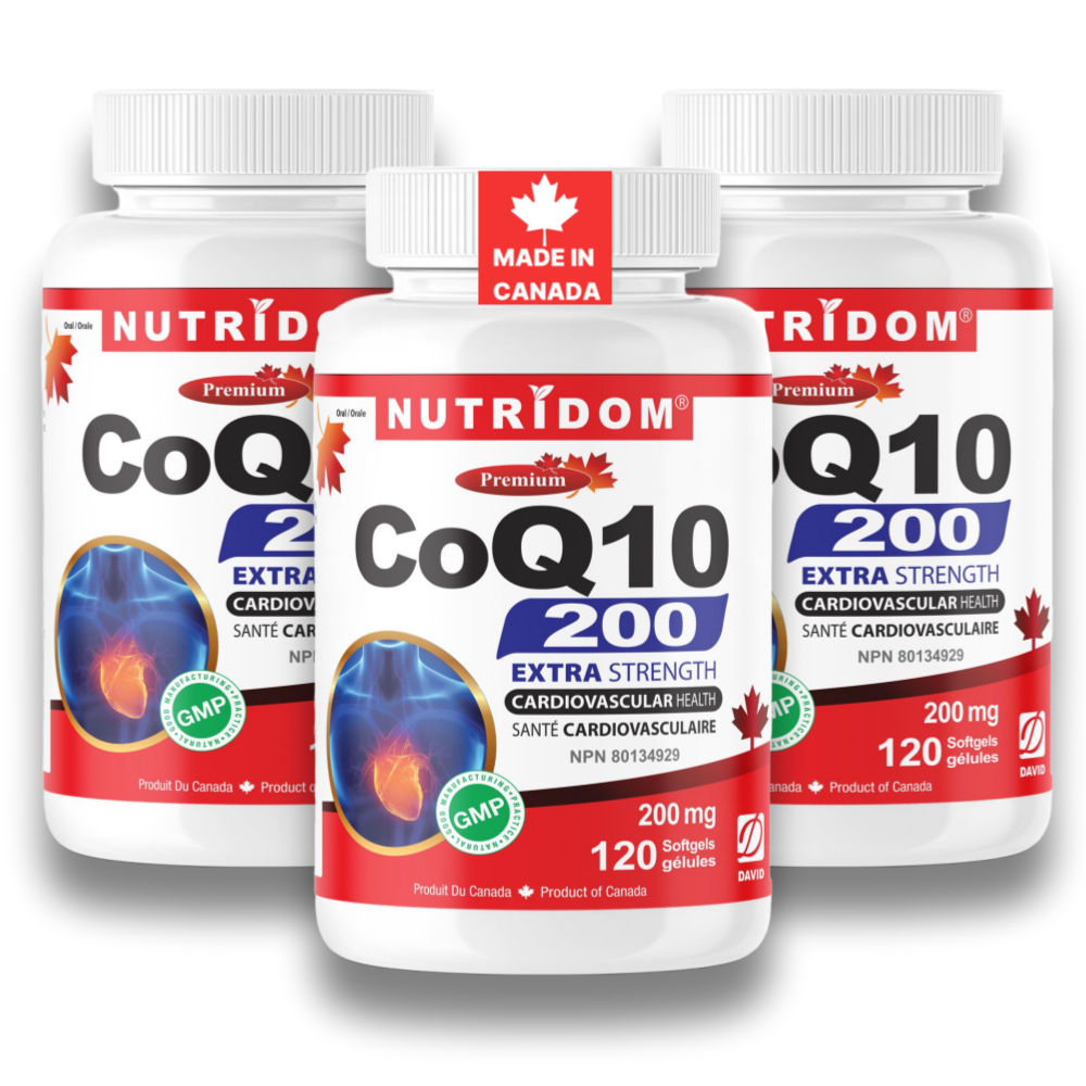 (3팩세트) 뉴트리돔 코엔자임 COQ10 코큐텐 2배 고함량 200mg 120젤 - 상품 이미지