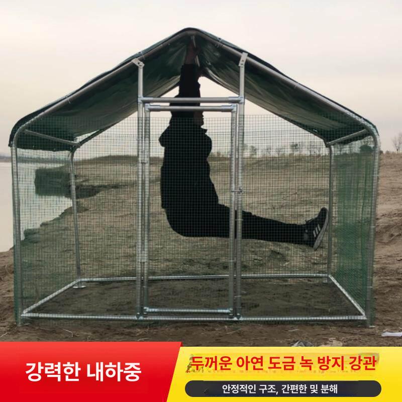 닭장 케이지 하우스 강철 대형 양계장 사육장 농사용 조립식 철망 - 상세 이미지 3