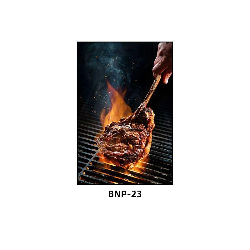 식당 포스터 스테이크 벽장식 침실 캔버스 실사 액자 거실 인테리어 프레임 클래식 - 상세 이미지 5