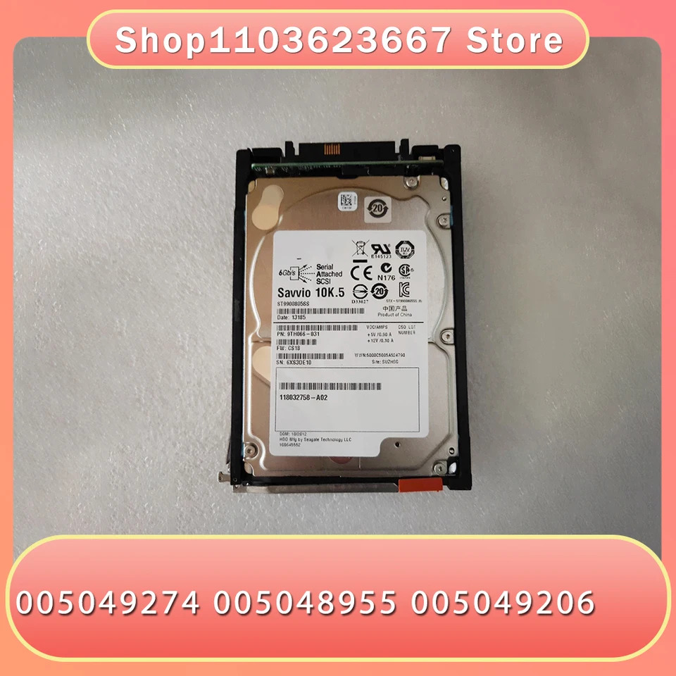 EMC VX-VS15 ST3600057SS 118032656-A01 CX-4G10-600 005049274 005048955 005049206
