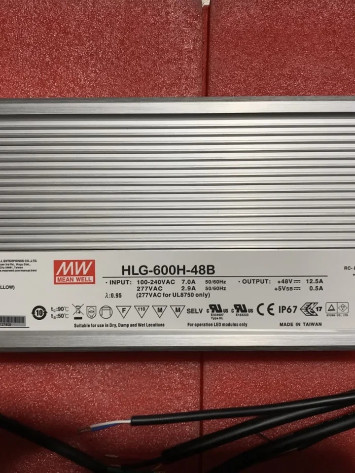Mingwei LED 스위칭 전원공급장치 HLG-600H-12B 15B 20B 24B 30B 36B 42B 48B 54B