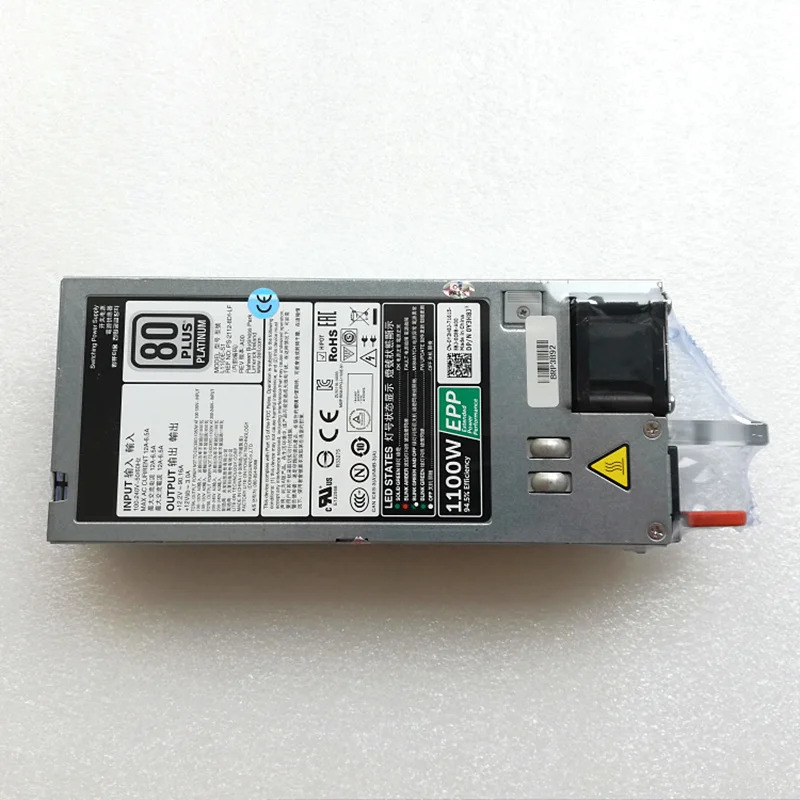 델 R530 630 730 430 1100W 전원공급장치 D1100E-S0 L1100E-S1 D1100E-S1 D1100E-S2 Y26KX TFR9V 0PR21C PSU 신