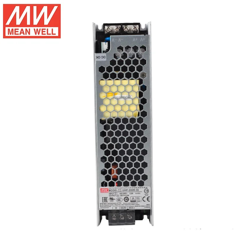 MEAN WELL Uhp호환-200R Uhp호환-200R-5 Uhp호환-200R-12 Uhp호환-200R-24 200W 슬림형PFC 스위칭 전원공급장치 포함