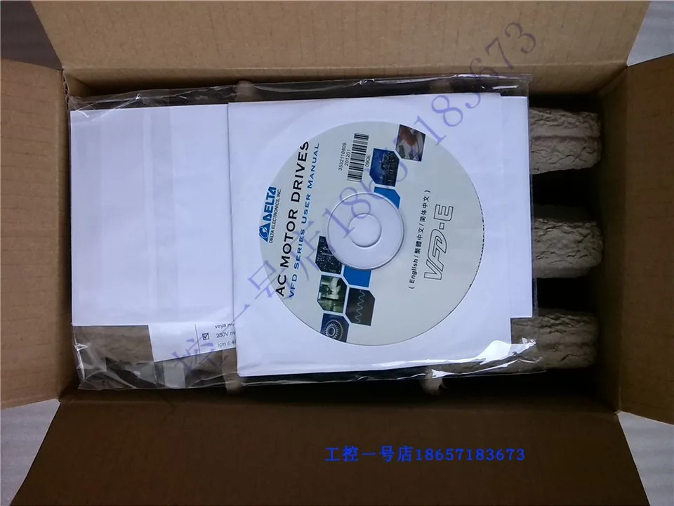 델타 E 시리즈 인버터 VFD037E43A 380V 3.7KW 포장 신