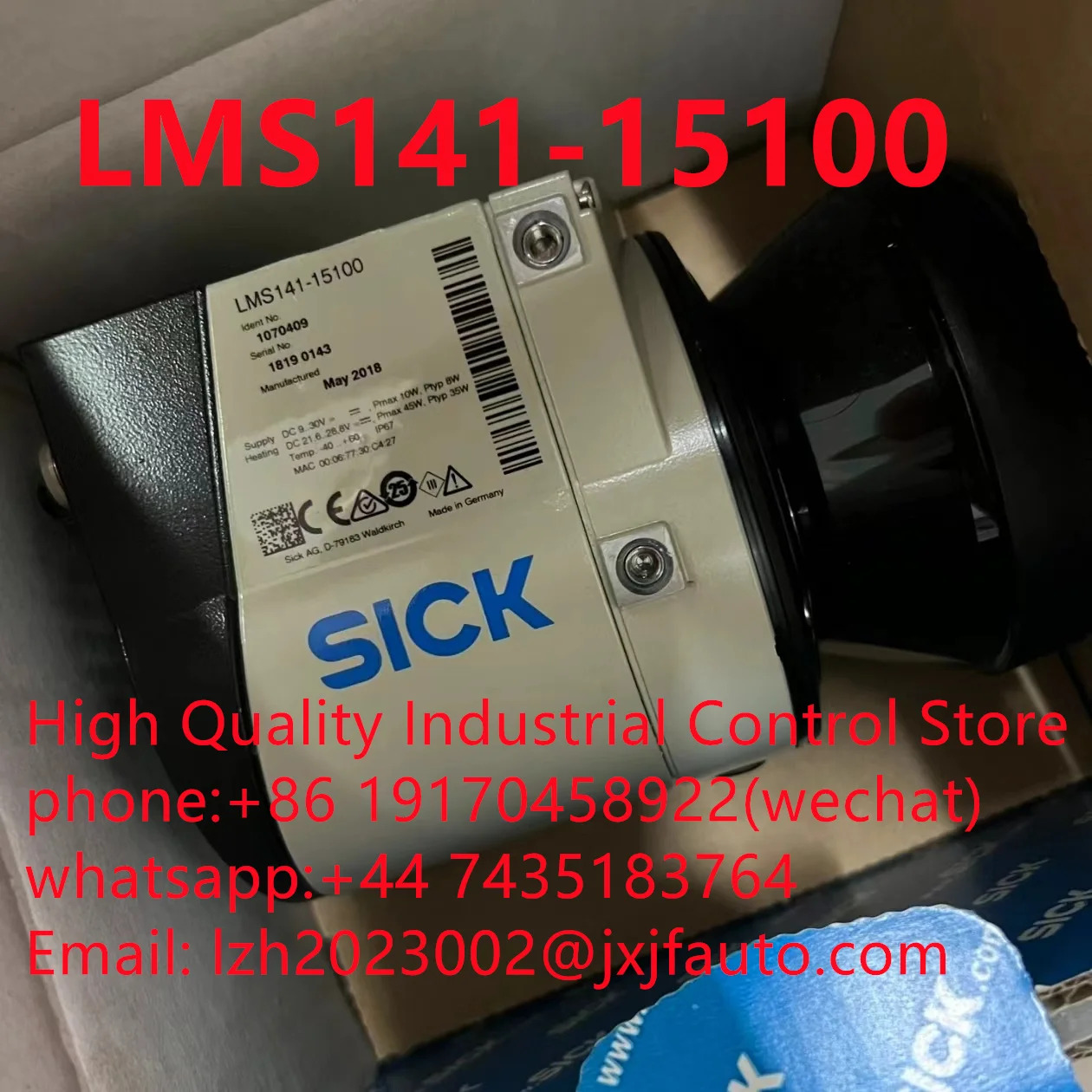 LIDAR LMS151-10100 납품 1047607