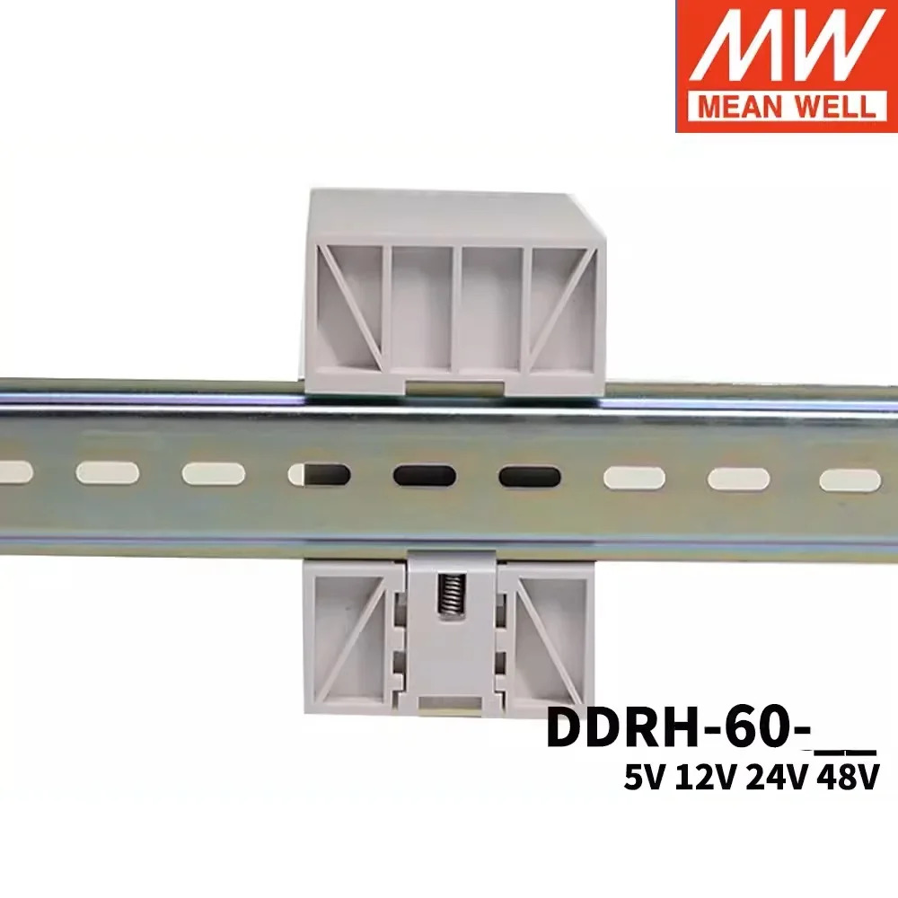 MEAN WELL DDRH-60 DDRH-60-5V12V24V48V 60W 고신뢰성 1501500Vdc 초광각 입력 DIN RailType DC-DC 컨버터