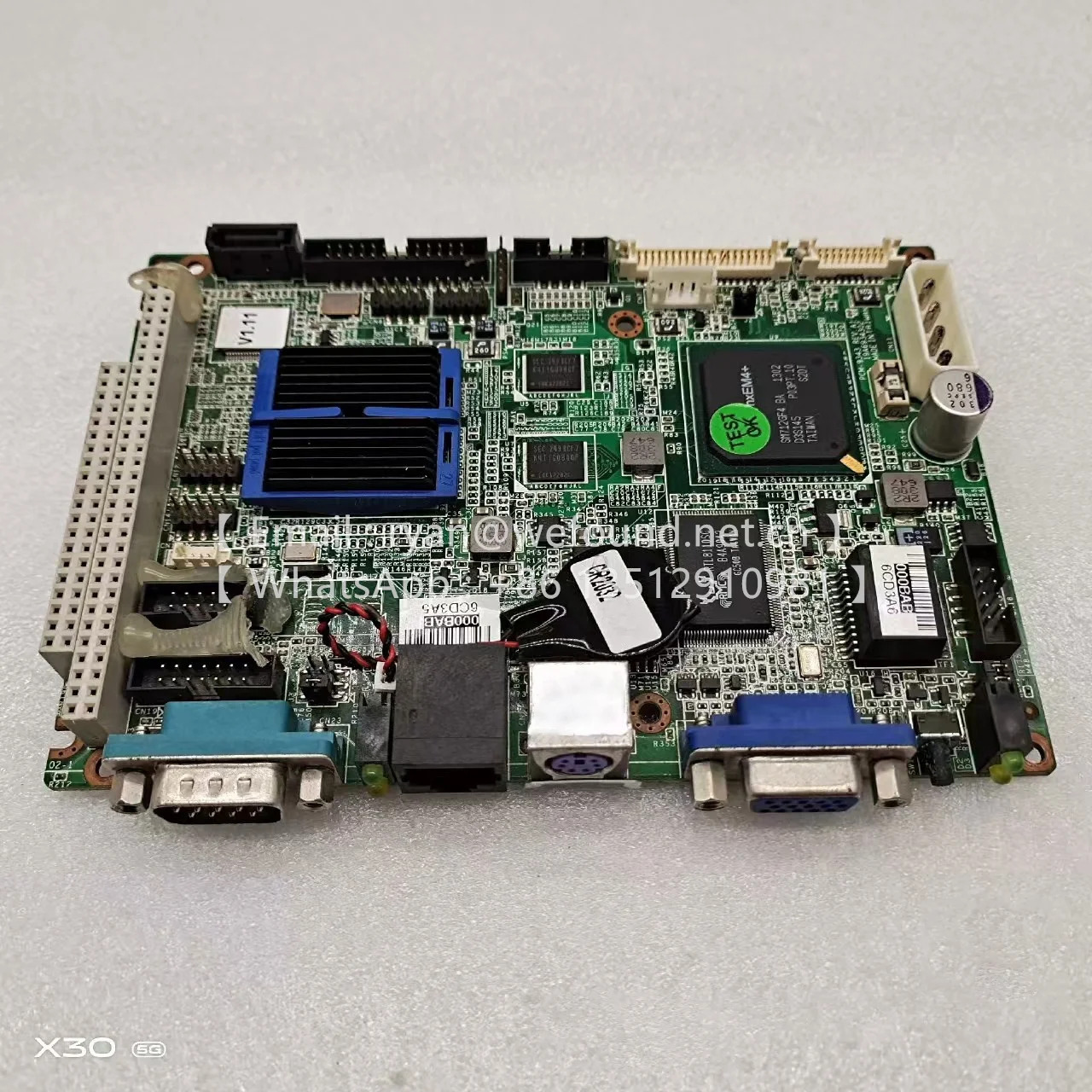 DMP Vortex86DX 800MHz SoC를 탑재ADVANTECH PCM-9343 SBC스태킹 보드 컴퓨터용