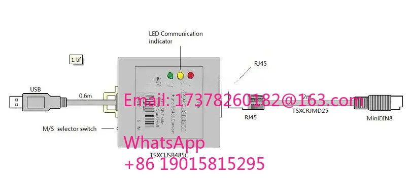 PLC 프로그래밍 케이블과 호환되는 TSXCUSB485C USB 인터페이스