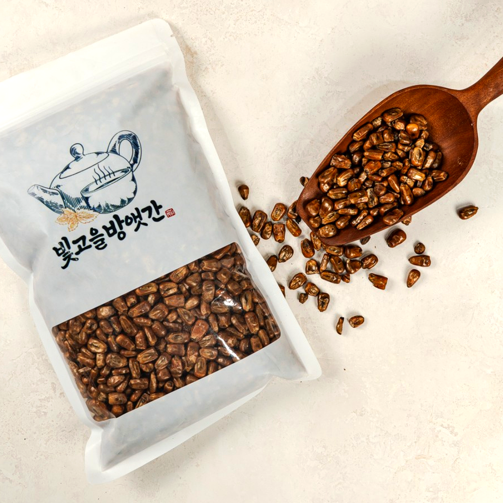 저온으로 볶아 더 부드러운 국산 통옥수수차 500g 통원물 식수용 곡물차 - 상세 이미지 2