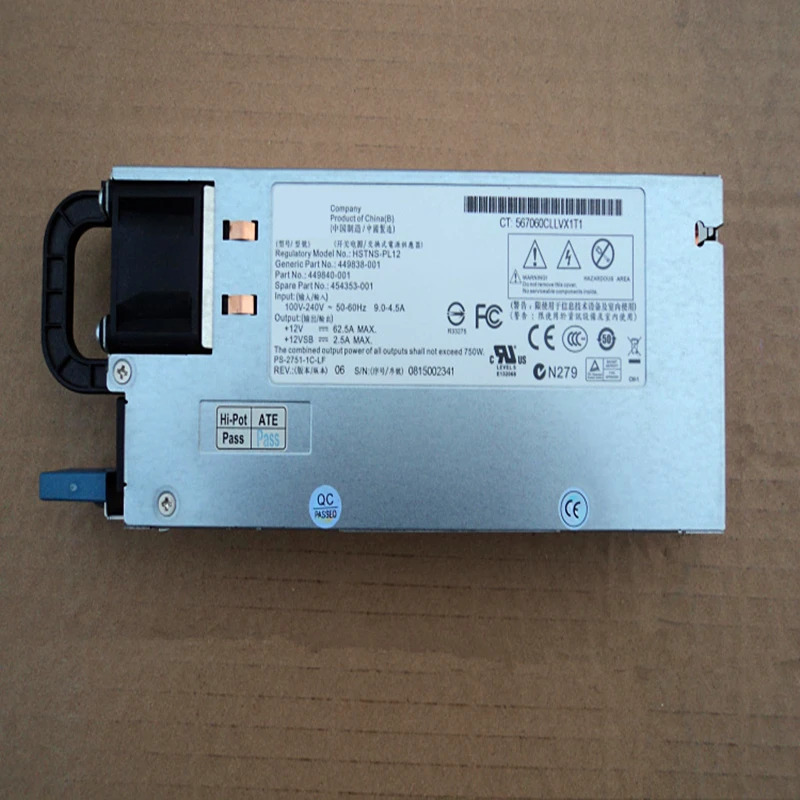 hp호환 DL185G5 PSU 750W 전원공급장치 HSTNS-PL12 449838-001 449840-001 454353-001 신