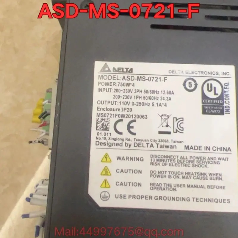 리퍼 ASD-MS-0721-F 서보 드라이브 기능 리퍼는 정상