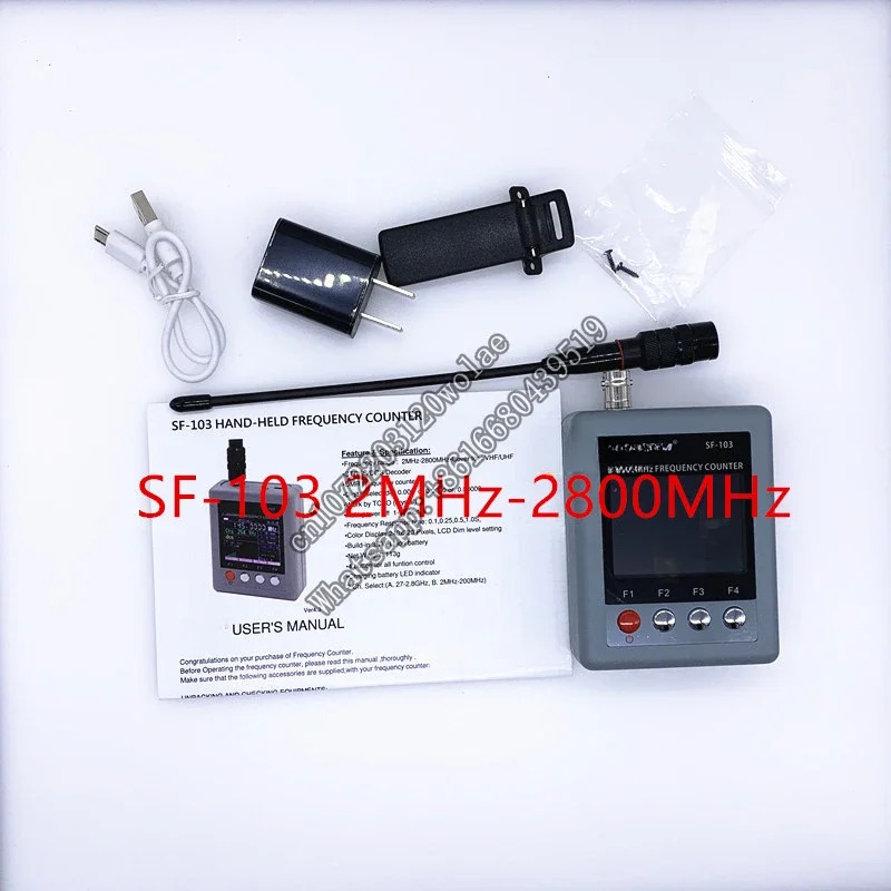 SURECOM SF-103 주파수 카운터 양방향 라디오휴대SF103 2MHz-2800MHz CTCSS/DCS