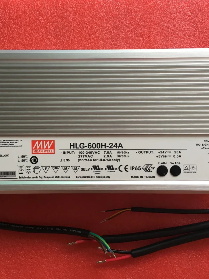 Mingwei LED 스위칭 전원공급장치 HLG-600H-12A 15A 20A 24A 30A 36A 42A 48A 54A