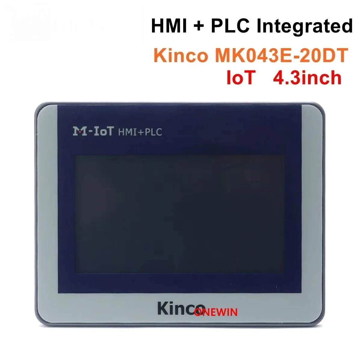 Kinco IoT MK043E-20DT HMI PLC 올인원 4.3인치 터치스크린프로그래밍 컨트롤러 통합 패널 지원 원격 포함