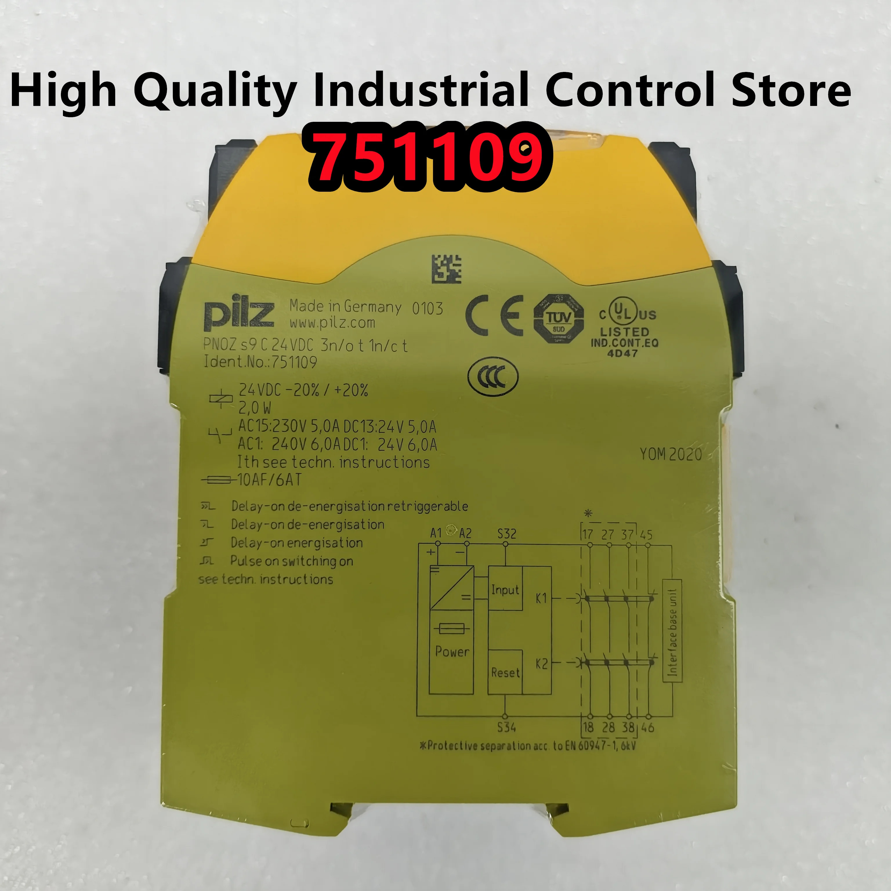 751109 PNOZ s9 C 24VDC 3n/ot 1n/ct 신