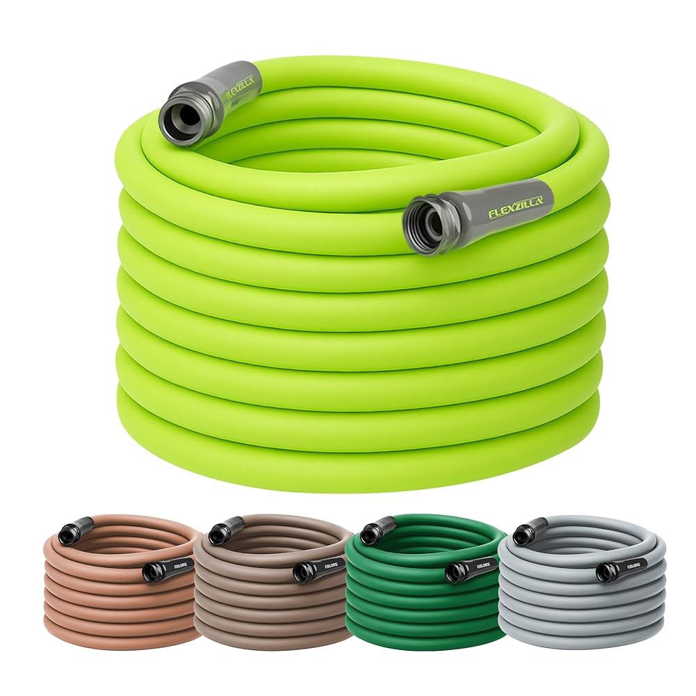 Flexzilla 가든 호스 5/8인치 x 100피트, 경량 전천후 워터 호스, 내구성과 유연성, 누수 없는 연결부 - 상품 이미지