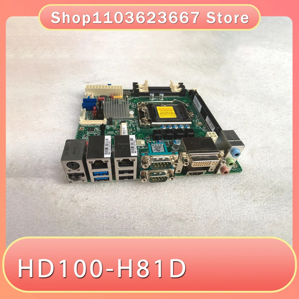 DFI 정보산업제어 컴퓨터 마더보드 1150 핀 Miniitx HD100-H81D
