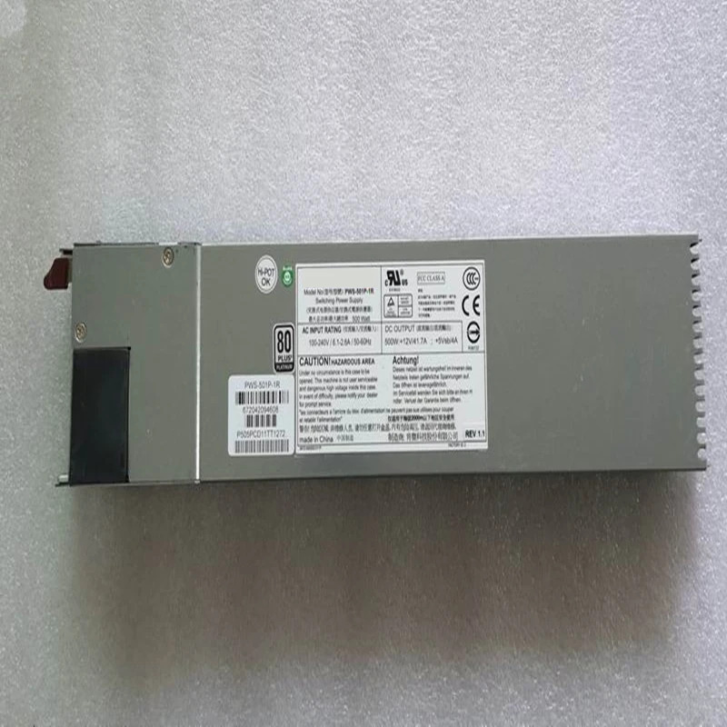 슈퍼마이크로PSU 500W 전원공급장치 PWS-501P-1R 신
