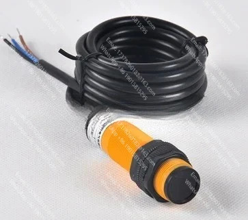 10PCS E3F-DS10Y1 M18 확산 반사 광전스위치 센서 90-250VAC 2핀 NO Sn-10CM