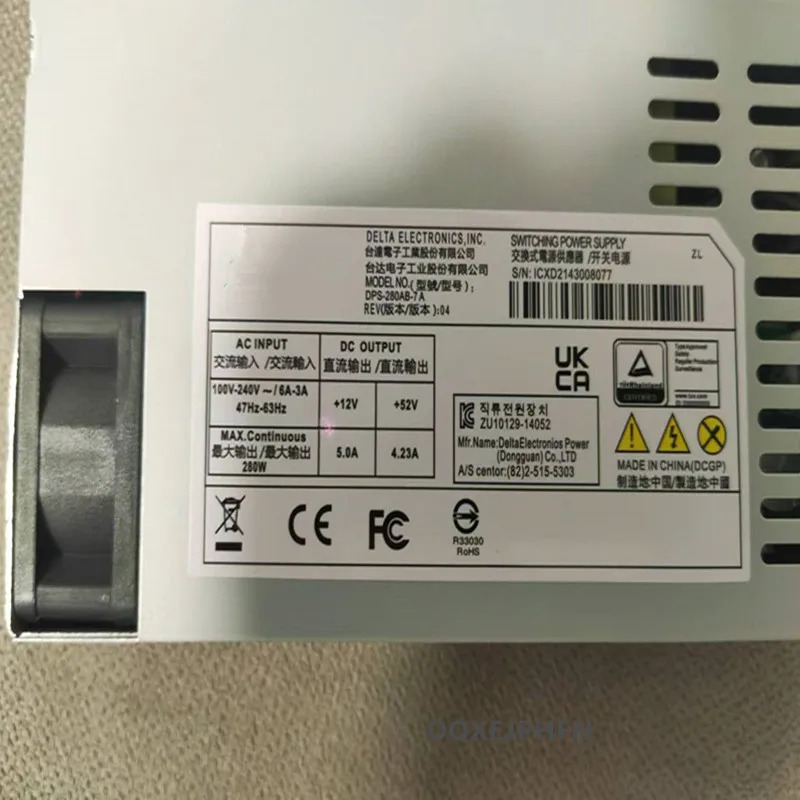 Dahua DVR NVRPSU 290W 전원공급장치 DPS-280AB-7 A DPS-280AB-7A 신
