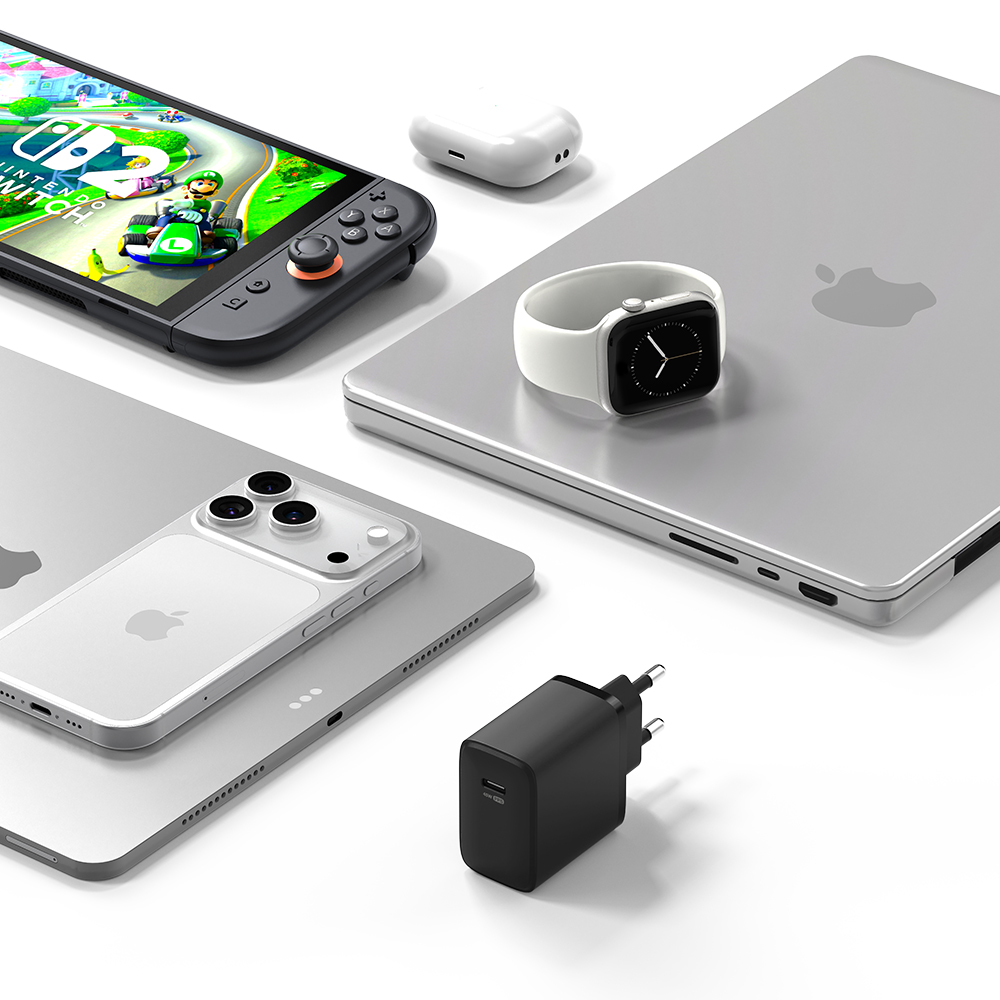 USB PD 45W PPS GaN 초고속 충전기 블랙 이미지 2