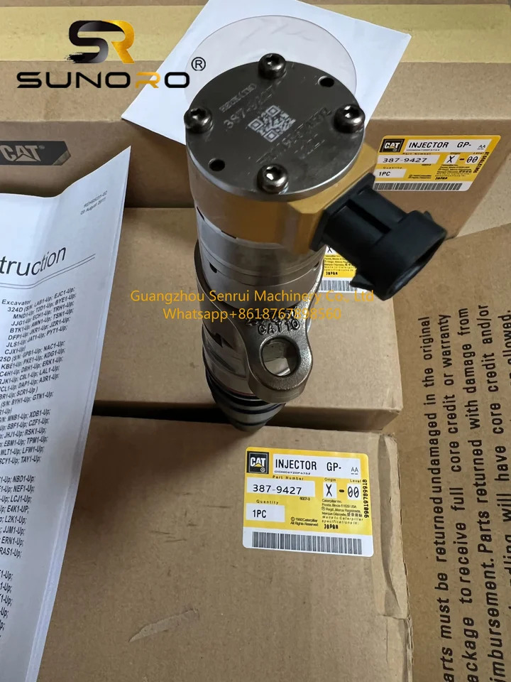SUNORO 굴삭기 인젝터 캐터필러 c9 엔진 인젝터387-9434 328-2574 266-4446 235-9650 cat 387-9433