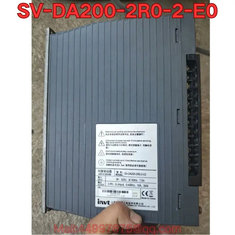 리퍼 SV-DA200-2R0-2-E0 서보 드라이브 기능 리퍼는 정상